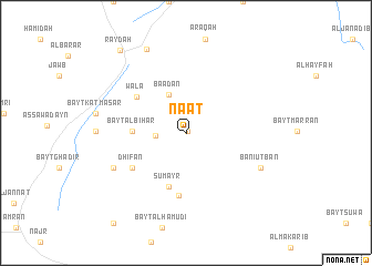 map of Nā‘aţ