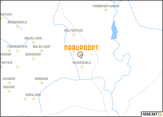 map of Naaupoort