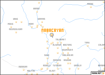 map of Nabacayan