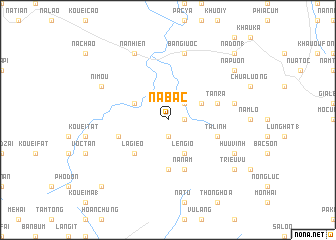 map of Na Bac