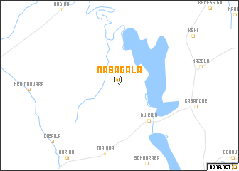 map of Nabagala