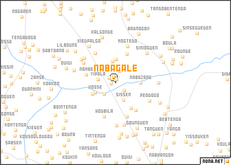 map of Nabagalé