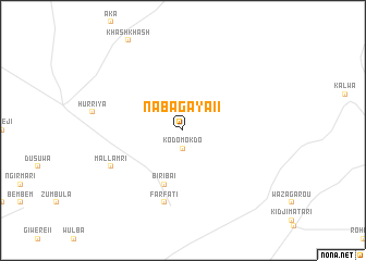 map of Nabagaya II