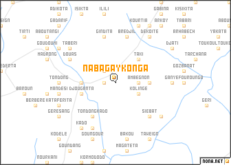 map of Nabagay Konga