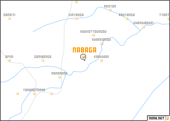 map of Nabaga