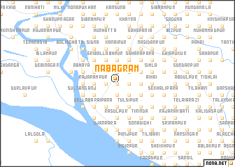 map of Nabagrām