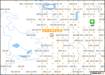 map of Nabagrām