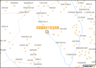 map of Nabakyèsma