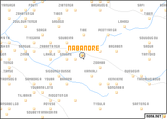 map of Nabanoré