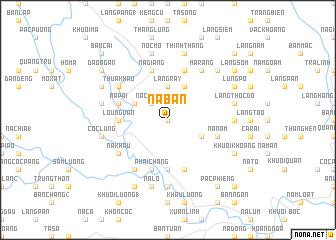 map of Nà Bản