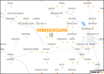 map of Nabassiniguima