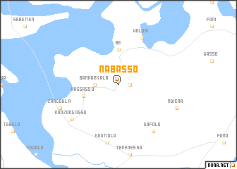 map of Nabasso