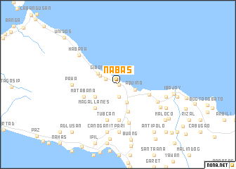 Nabas (Philippines) map - nona.net