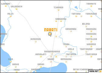 map of Nabati