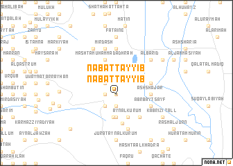 map of Nab‘ aţ Ţayyib