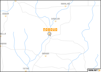 map of Nabawa