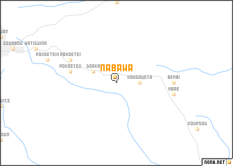 map of Nabawa