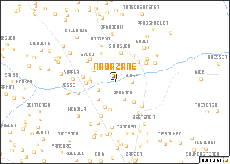 map of Nabazané