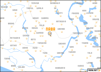map of Naba