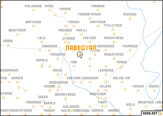 map of Nabégyan