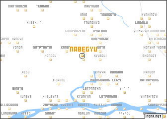 map of Nabègyu