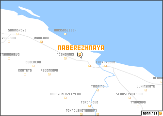 map of Naberezhnaya