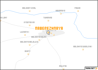 map of Naberezhnaya