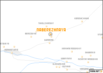 map of Naberezhnaya