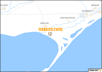 map of Naberezhne