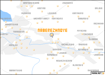 map of Naberezhnoye