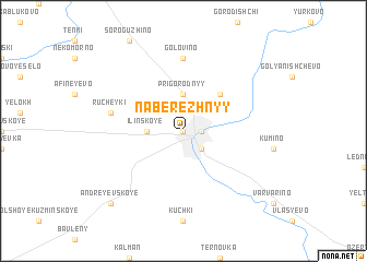 map of Naberezhnyy