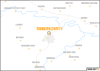 map of Naberezhnyy