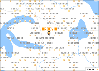 map of Nabeyin