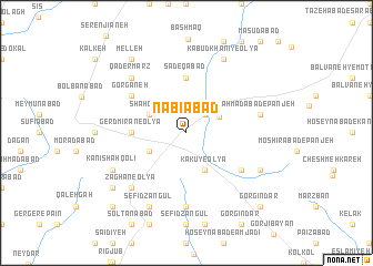 map of Nabīābād