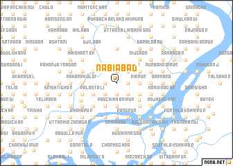 map of Nabiābād