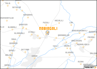 map of Nǝbiağalı