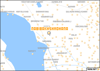 map of Nabi Bakhsh Mohāna