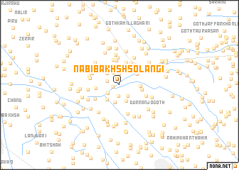 map of Nabi Bakhsh Solangi