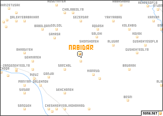 map of Nabī Dar