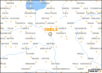 map of Nabila