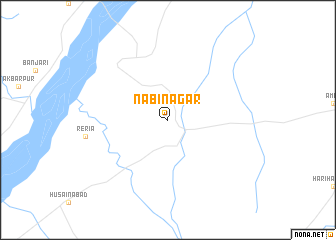 map of Nabīnagar