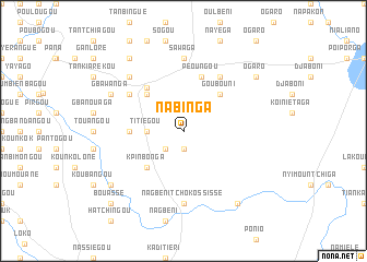 map of Nabinga