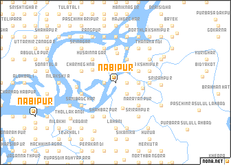 map of Nabīpur
