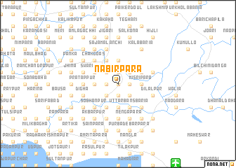 map of Nabirpāra