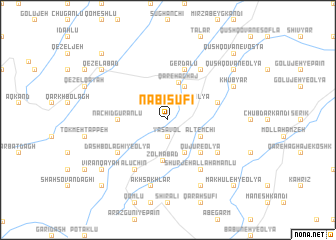 map of Nabī Şūfī