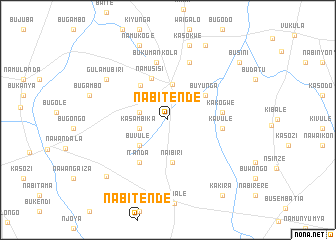 map of Nabitende