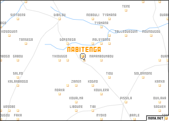 map of Nabitenga