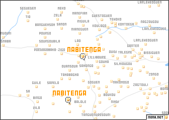 map of Nabitenga