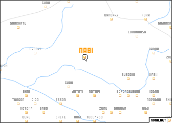 map of Nabi