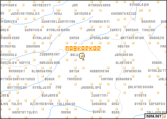 map of Nab‘ Karkar